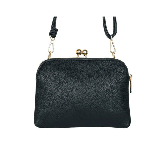 Leather Clutch Crossbody Bag MS-8189 - Stile Donna Bags