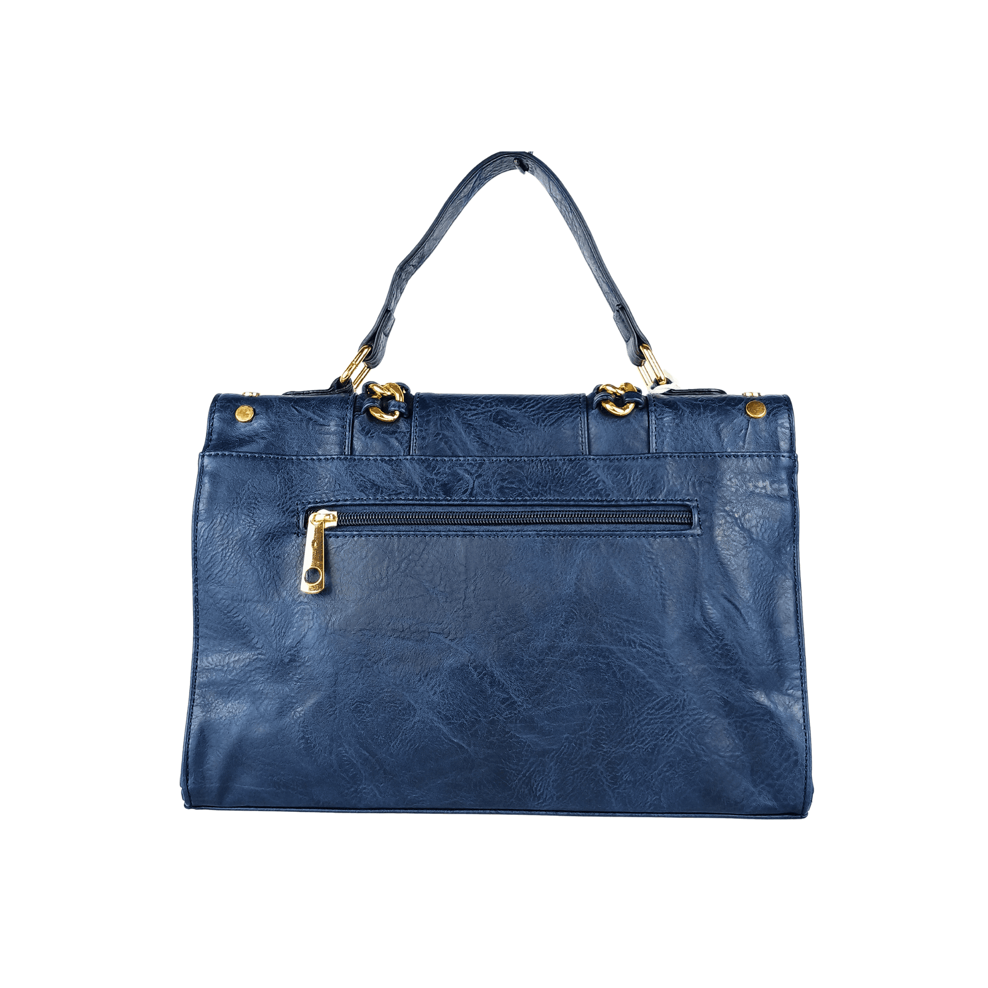 Leather handbag for women with removable shoulder strap - MS-5442 - Stile Donna Bags