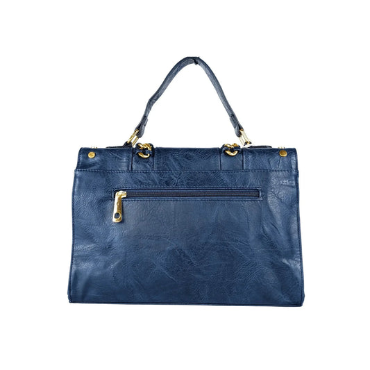 Leather handbag with metallic design - MS-5442 - Stile Donna Bags