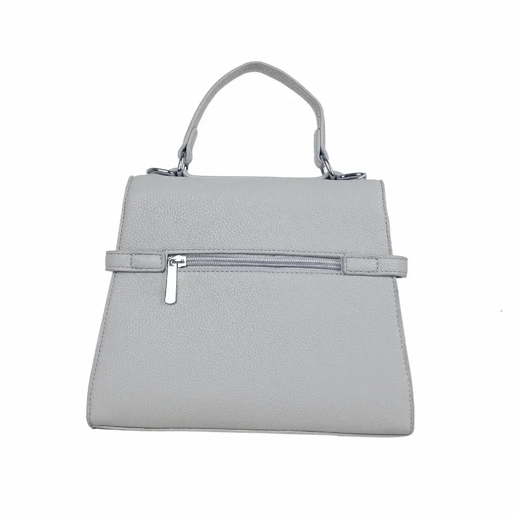 Leather handbag with removable shoulder strap MS-9518 - Stile Donna Bags