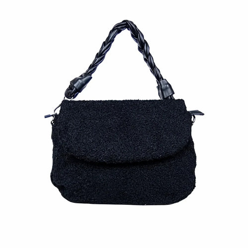 Leather Handbag with sturdy rug Materia MS-9834 - Stile Donna Bags