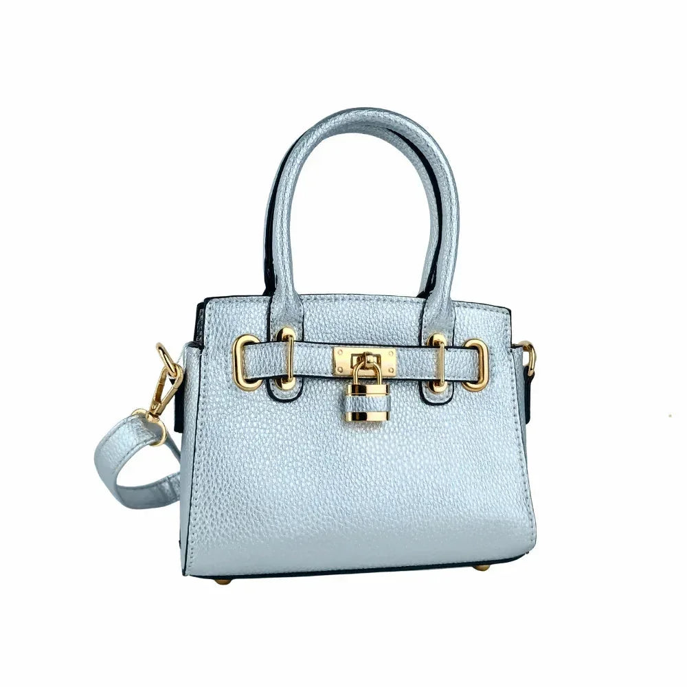 Leather Mini Bag MS-6539 - Stile Donna Bags