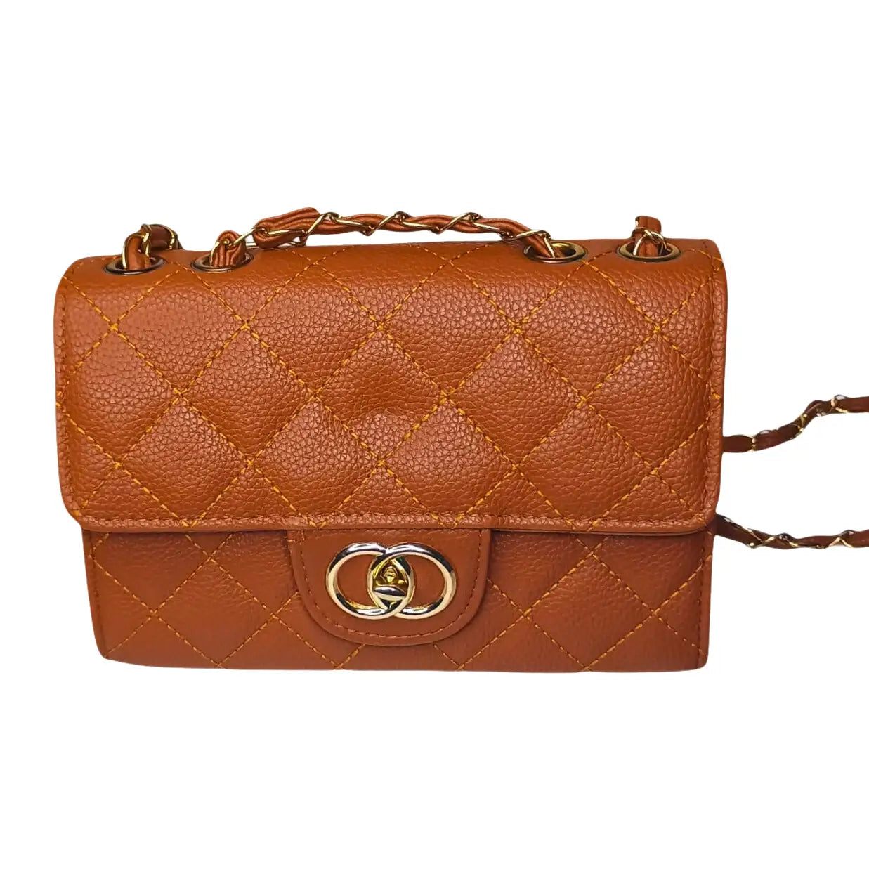 Leather Shoulder Bag - MS-4554 - Stile Donna Bags