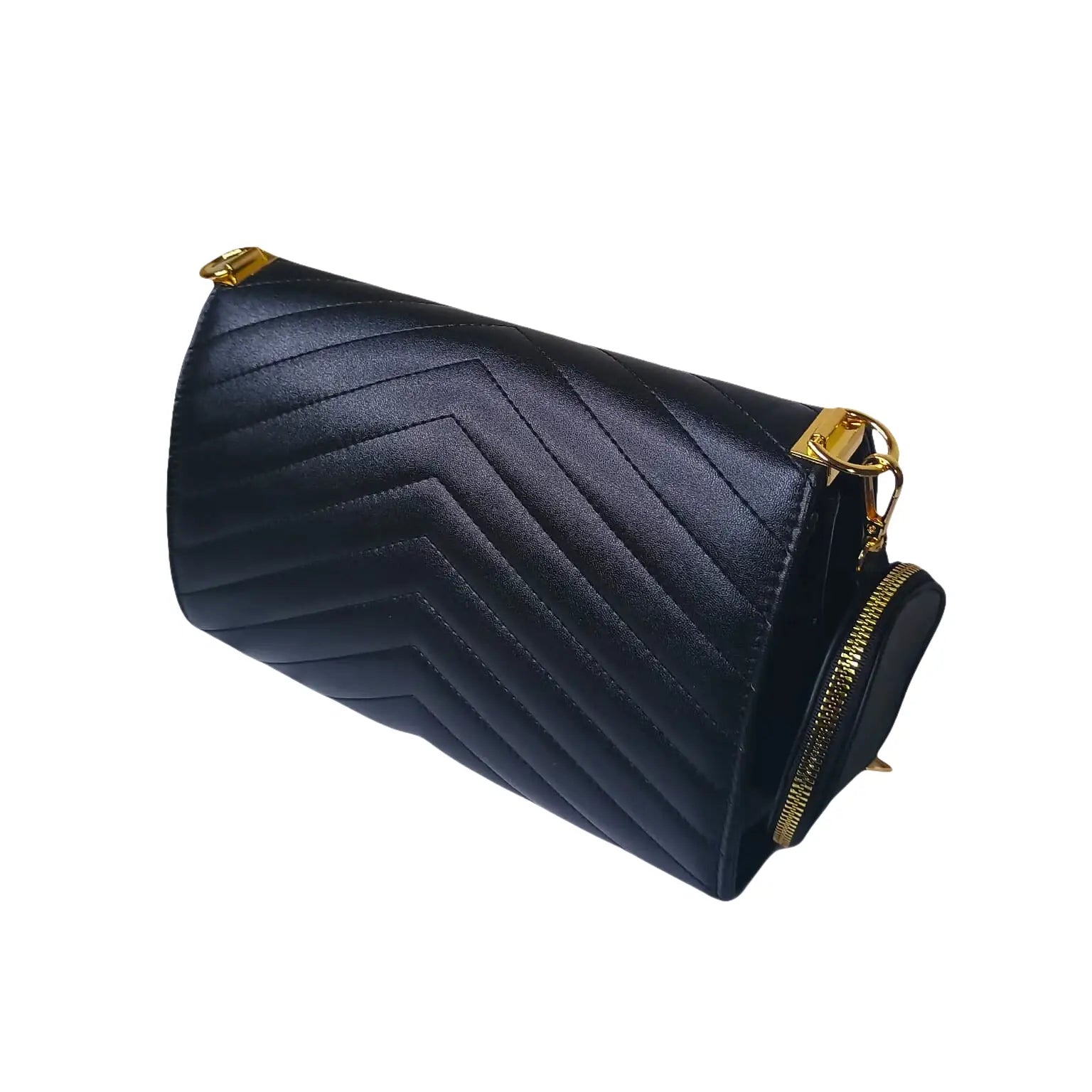 Leather shoulder bag with shoulder strap - MS-7985 - Stile Donna Bags