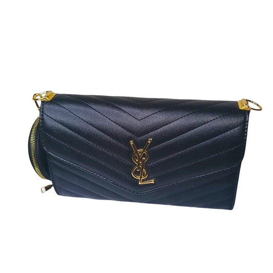 Leather shoulder bag with shoulder strap - MS-7985 - Stile Donna Bags