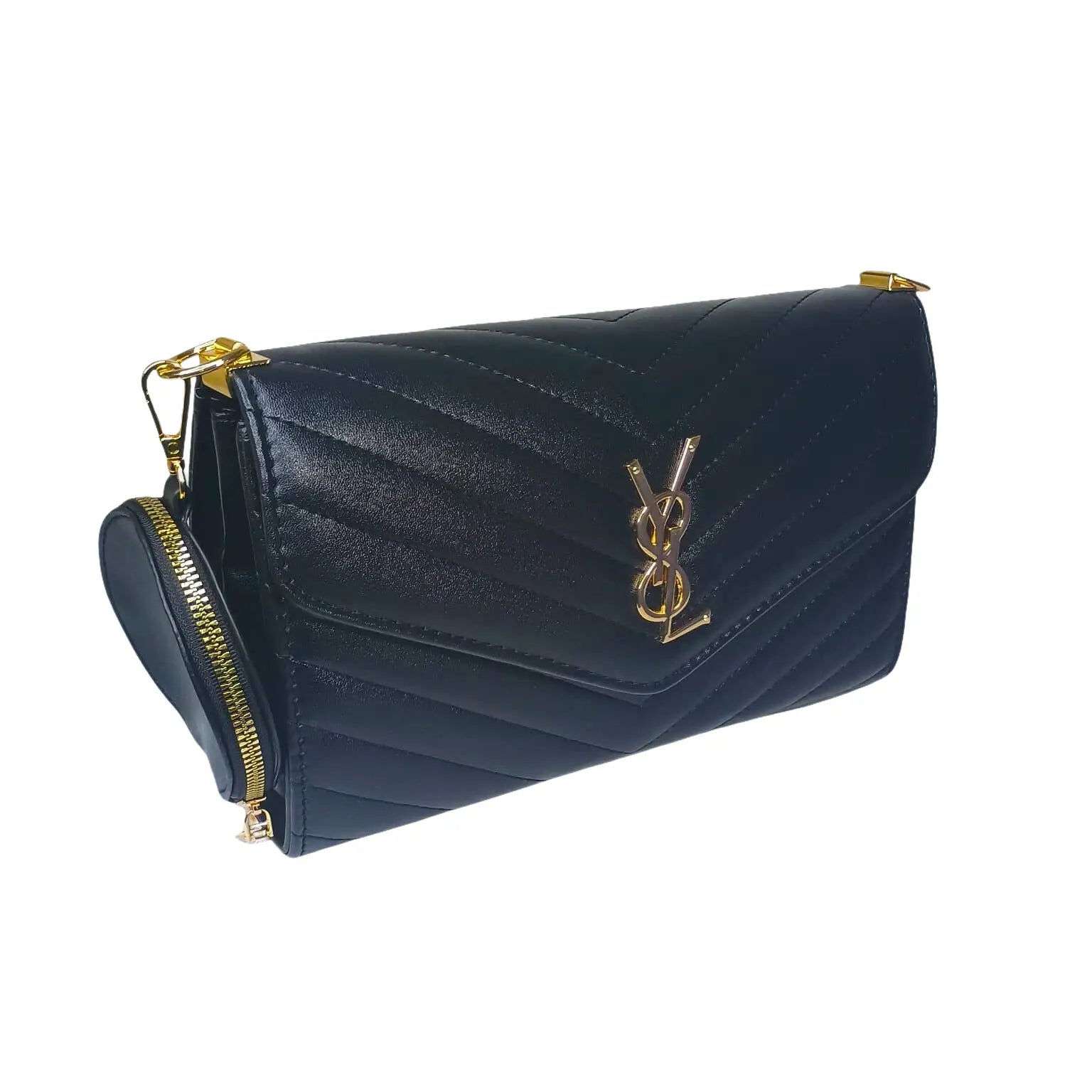 Leather shoulder bag with shoulder strap - MS-7985 - Stile Donna Bags