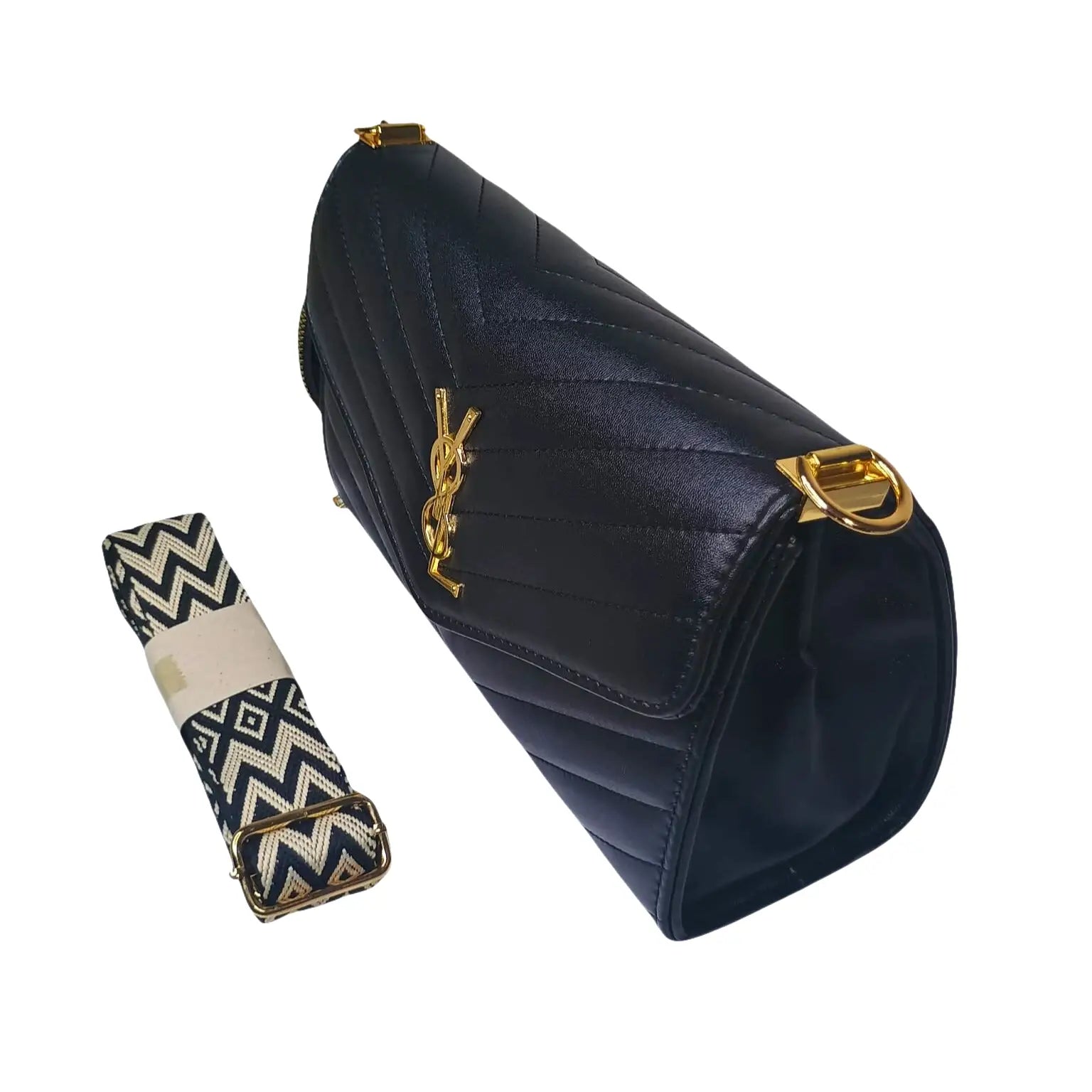 Leather shoulder bag with shoulder strap - MS-7985 - Stile Donna Bags