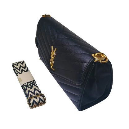 Leather shoulder bag with shoulder strap - MS-7985 - Stile Donna Bags