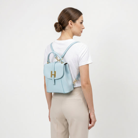 Zaino Helena in vera pelle - Prodotto in Italia by Stile Donna Bags