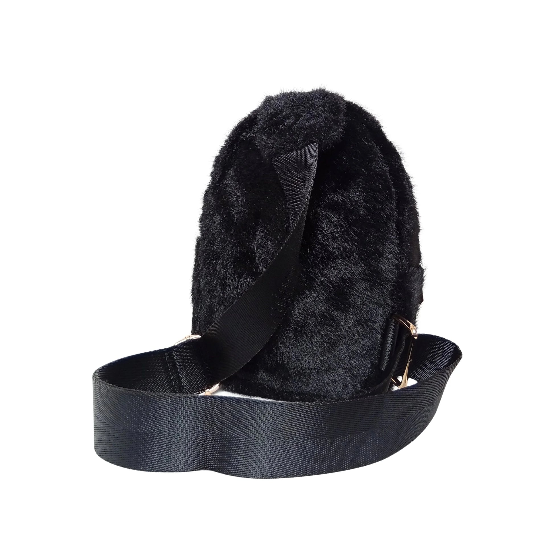 Mini faux fur crossbody bag - Crossbody