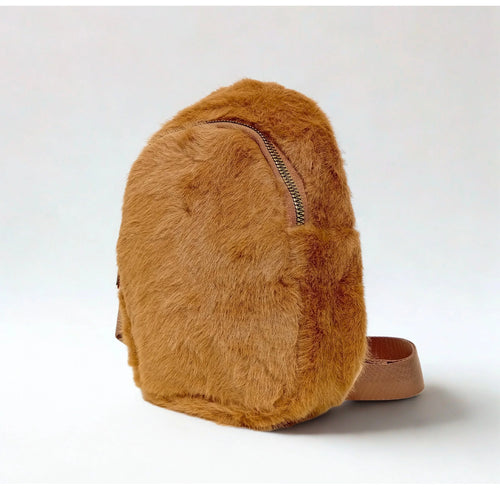 Mini faux fur crossbody bag - Crossbody