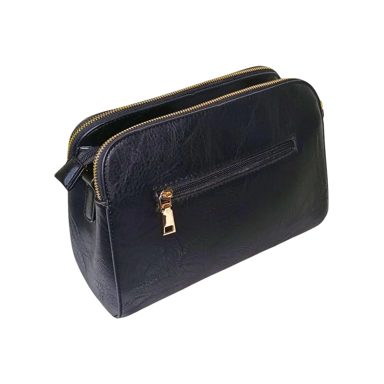 Moschino Black Faux Leather Shoulder Bag - Stile Donna Bags
