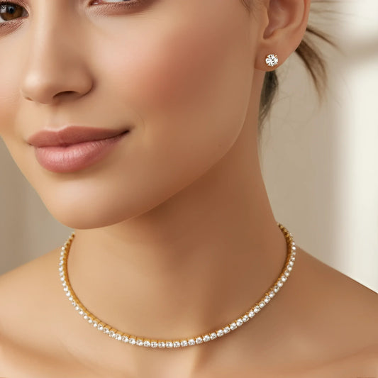 parure-collana-in-oro-e-orecchini-a-lobo-con-pietre-rotonde-delicato-133 - Stile Donna Bags