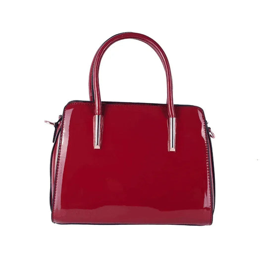 Patent Leather Handbag MS-7408 - Stile Donna Bags