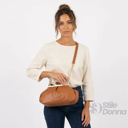 pochette-in-pelle-marrone-coconuda-borsa-tracolla-469 - Stile Donna Bags