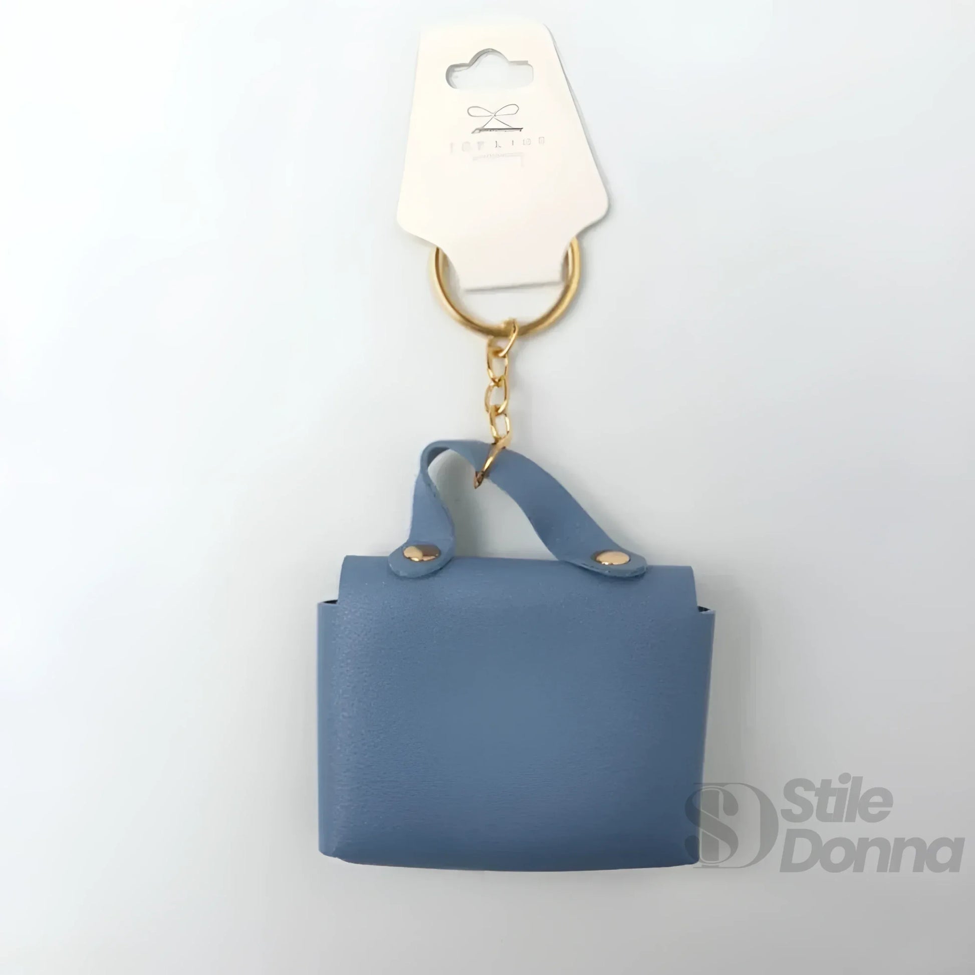 Portachiavi Mini Portamonete In Ecopelle Floreale Con Cha… | Vista aggiuntiva 16 | Giallo
