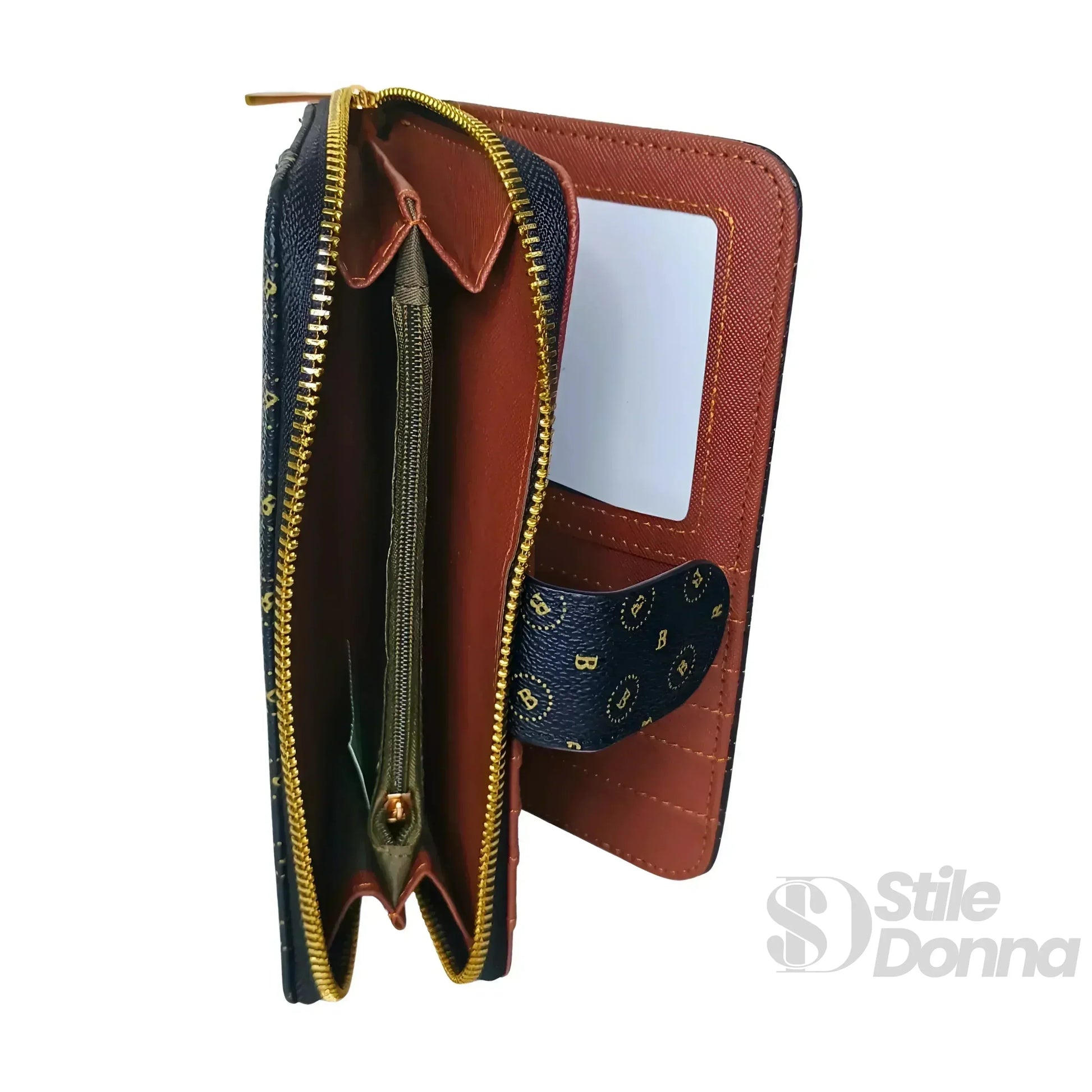 portafoglio-briciole-da-donna-con-scomparti-multipli-ms-3614-marrone-860 - Stile Donna Bags