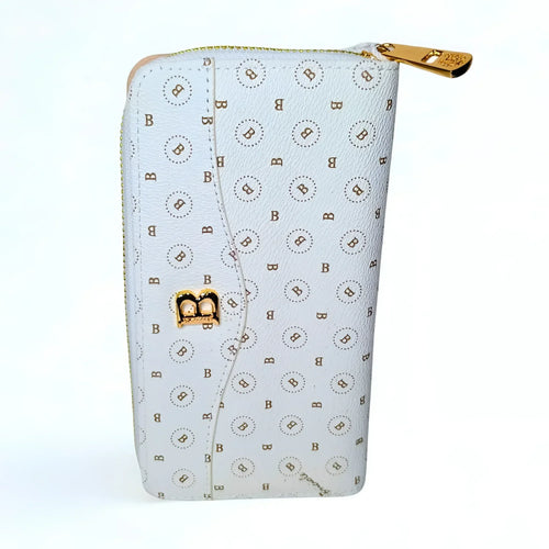 Briciole Portafoglio da Donna in Pelle PU con Scomparti M… | Dettaglio esterno | Bianco