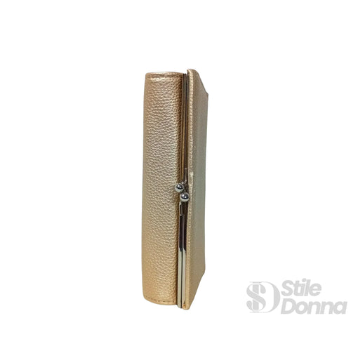 Portafoglio Da Donna In Pelle PU Con Molti Scomparti Per … | Dettaglio esterno | ecopelle | Oro