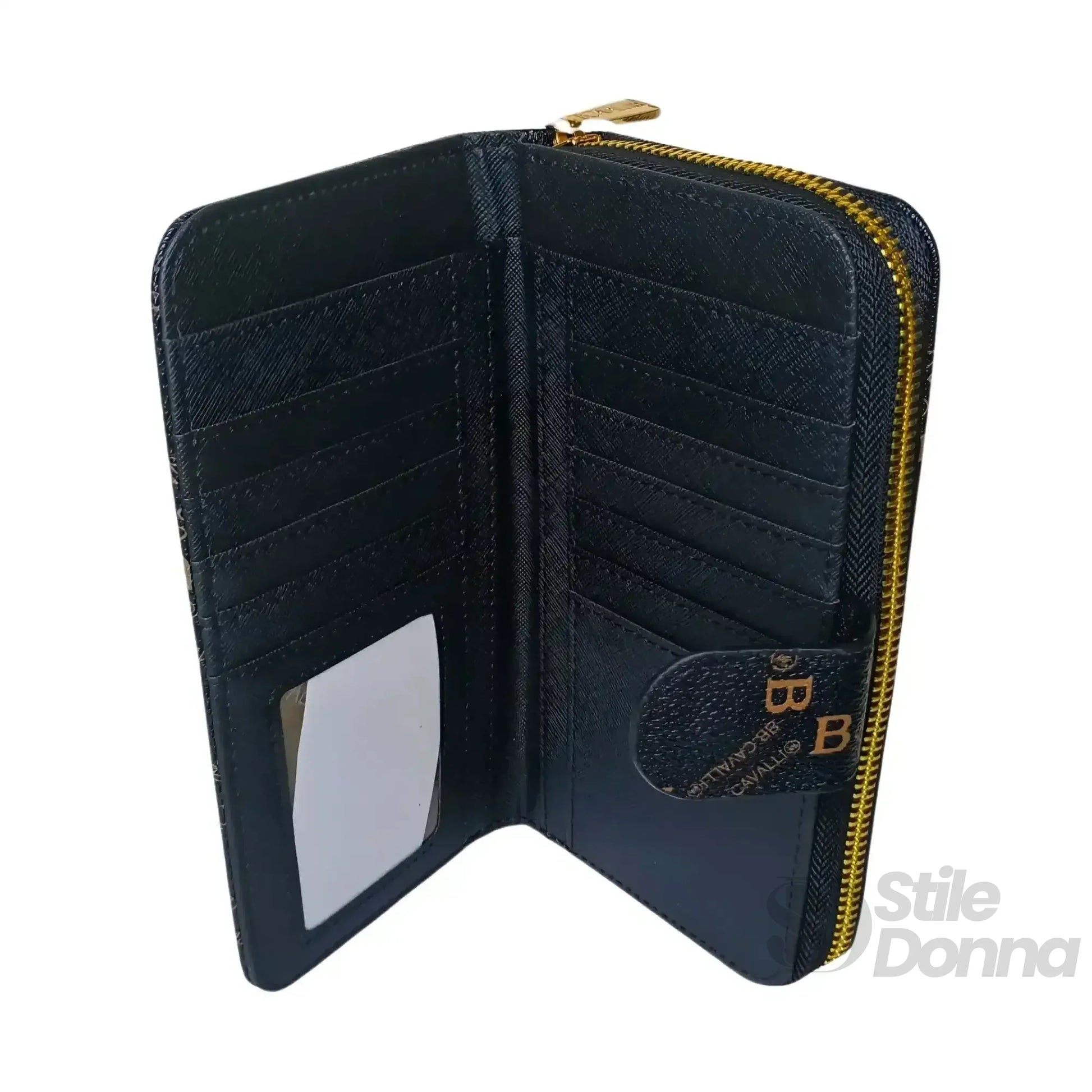 portafoglio-da-donna-ms-6322-testurizzato-nero-579 - Stile Donna Bags