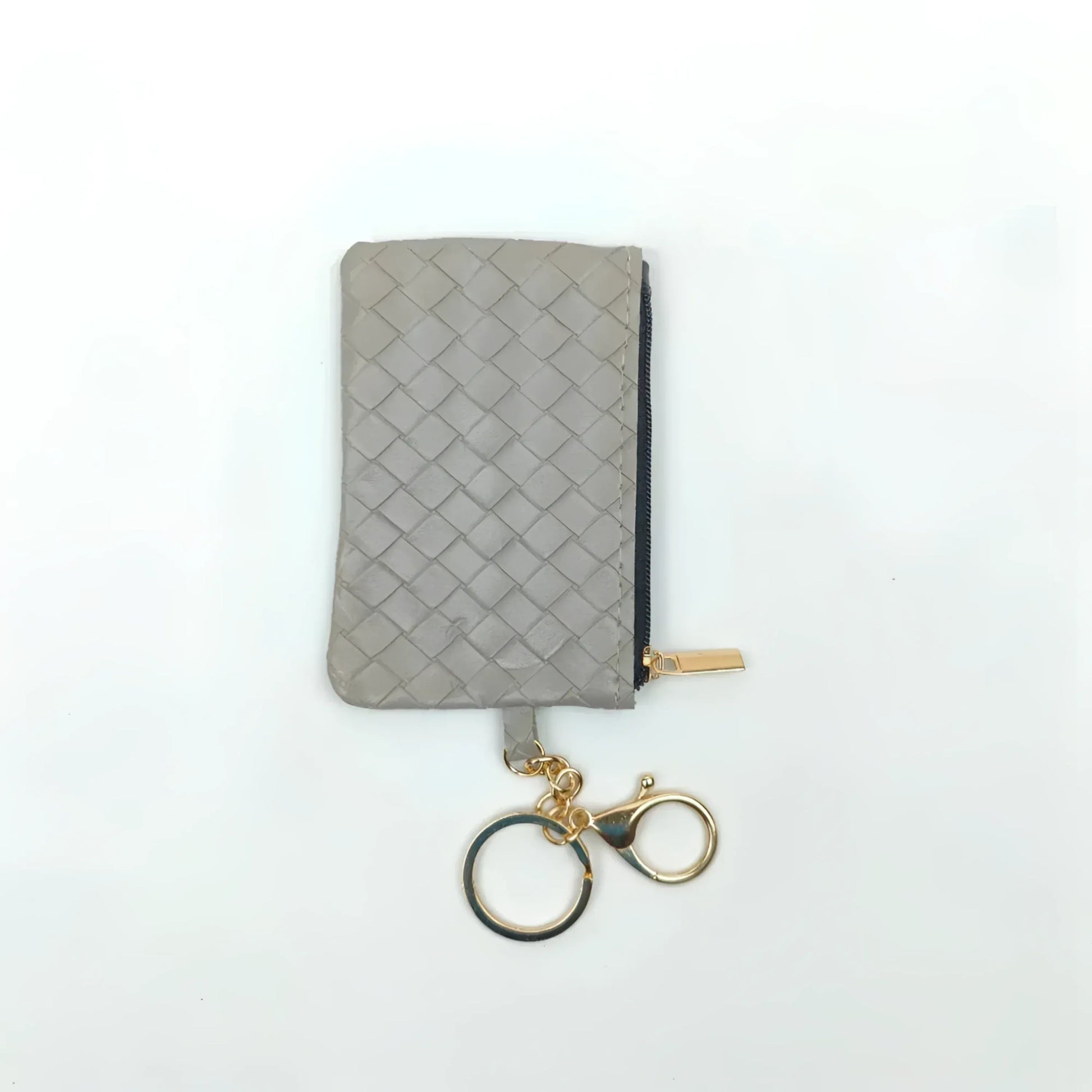 portafoglio-portachiavi-ruby-weave-intrecciato-pelle-intrecciata-344 - Stile Donna Bags