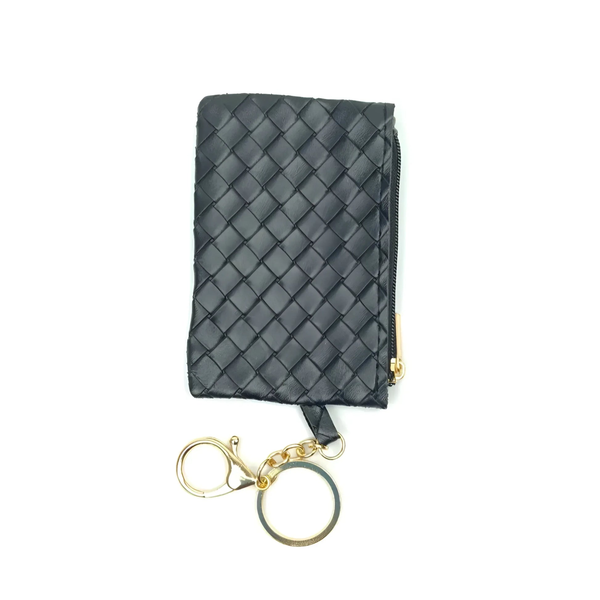 portafoglio-portachiavi-ruby-weave-intrecciato-pelle-intrecciata-440 - Stile Donna Bags