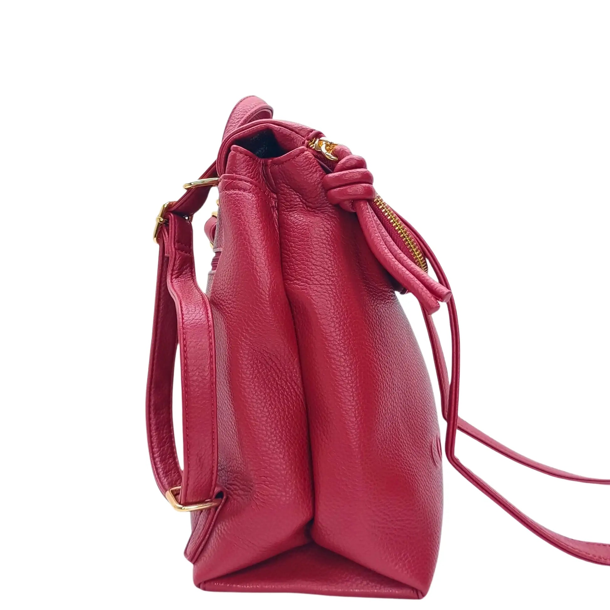 Red Backpack with Adjustable Straps - MS-0090 - Stile Donna Bags