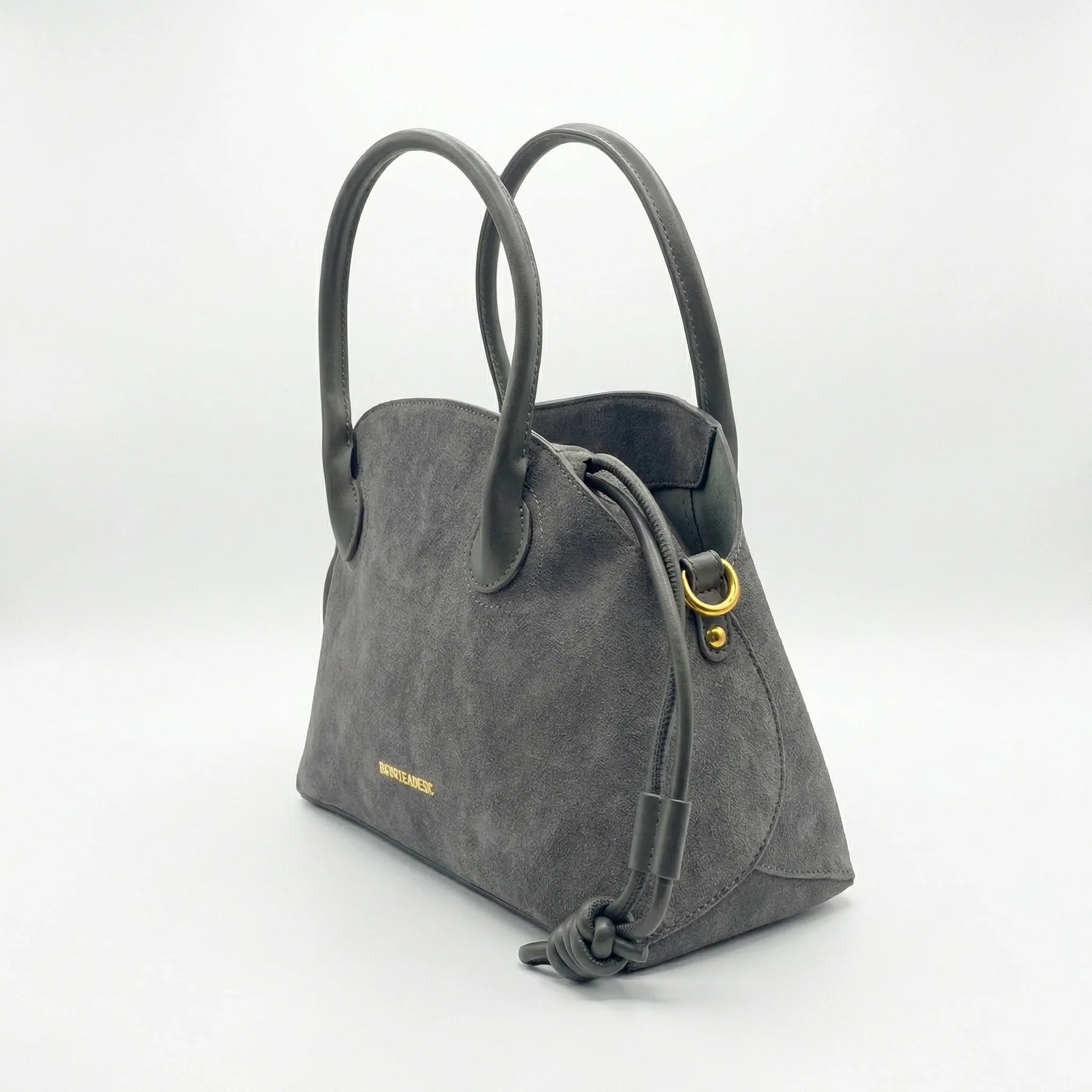 set-di-borse-enrico-coveri-in-suede-grigio-borsa-a-mano-pelle_202603281339 - Stile Donna Bags