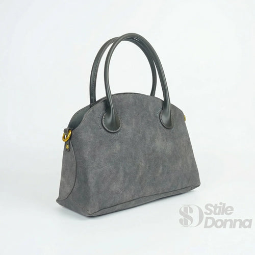 set-di-borse-enrico-coveri-in-suede-grigio-borsa-a-mano-pelle_202603281352 - Stile Donna Bags