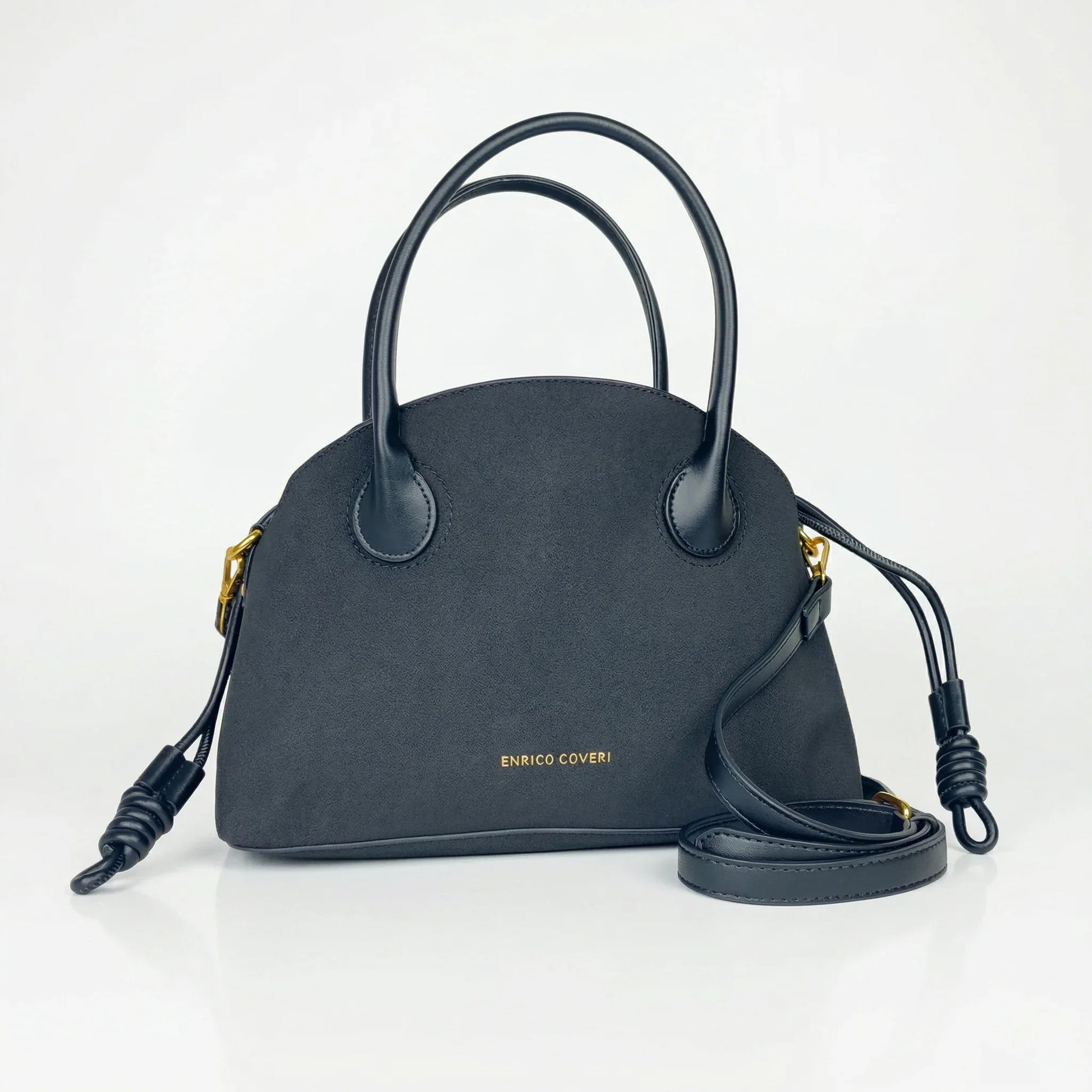 set-di-borse-enrico-coveri-in-suede-grigio-borsa-a-mano-pelle_202603281357 - Stile Donna Bags