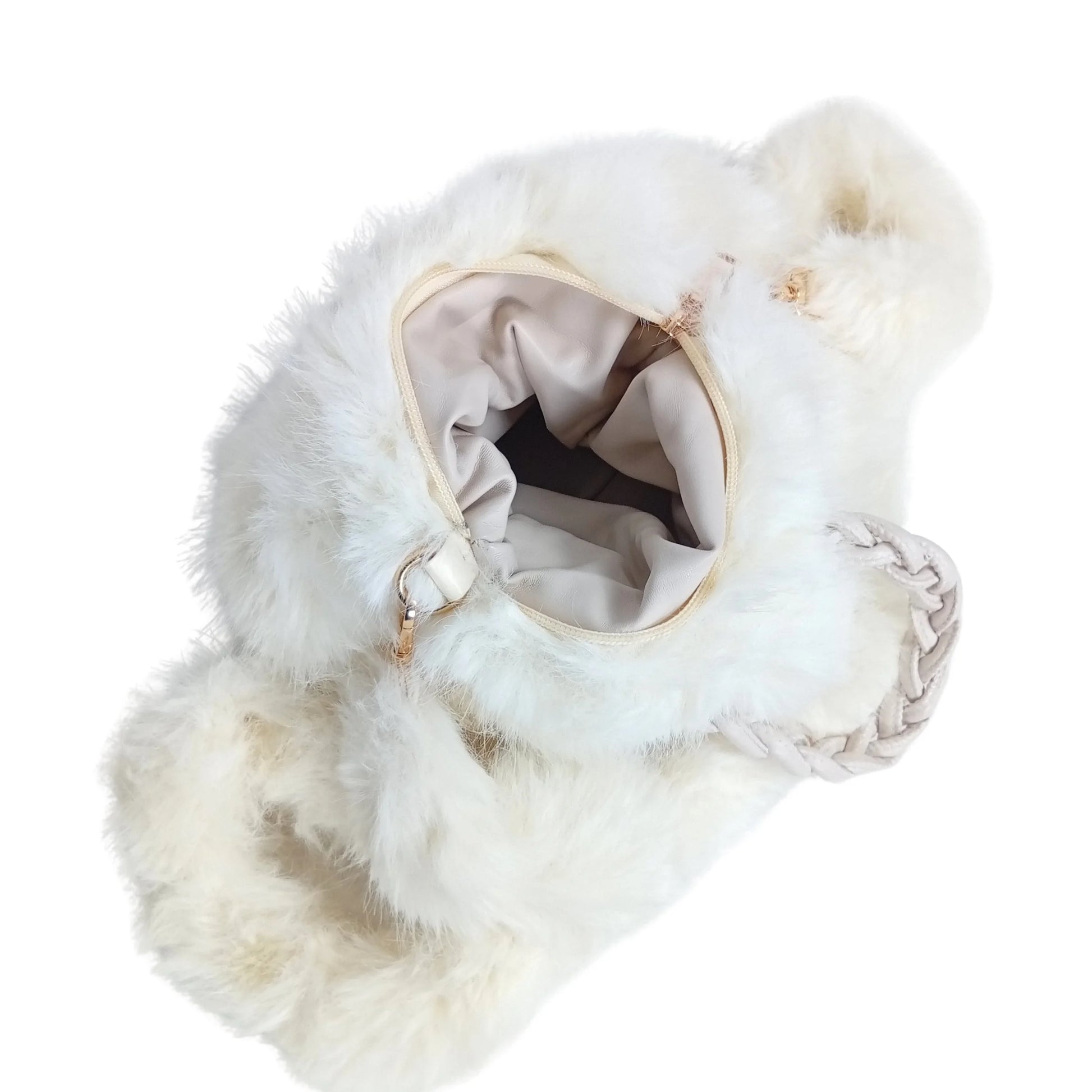 Soft fuzzy faux-fur handbag MS-0560 - Handbag