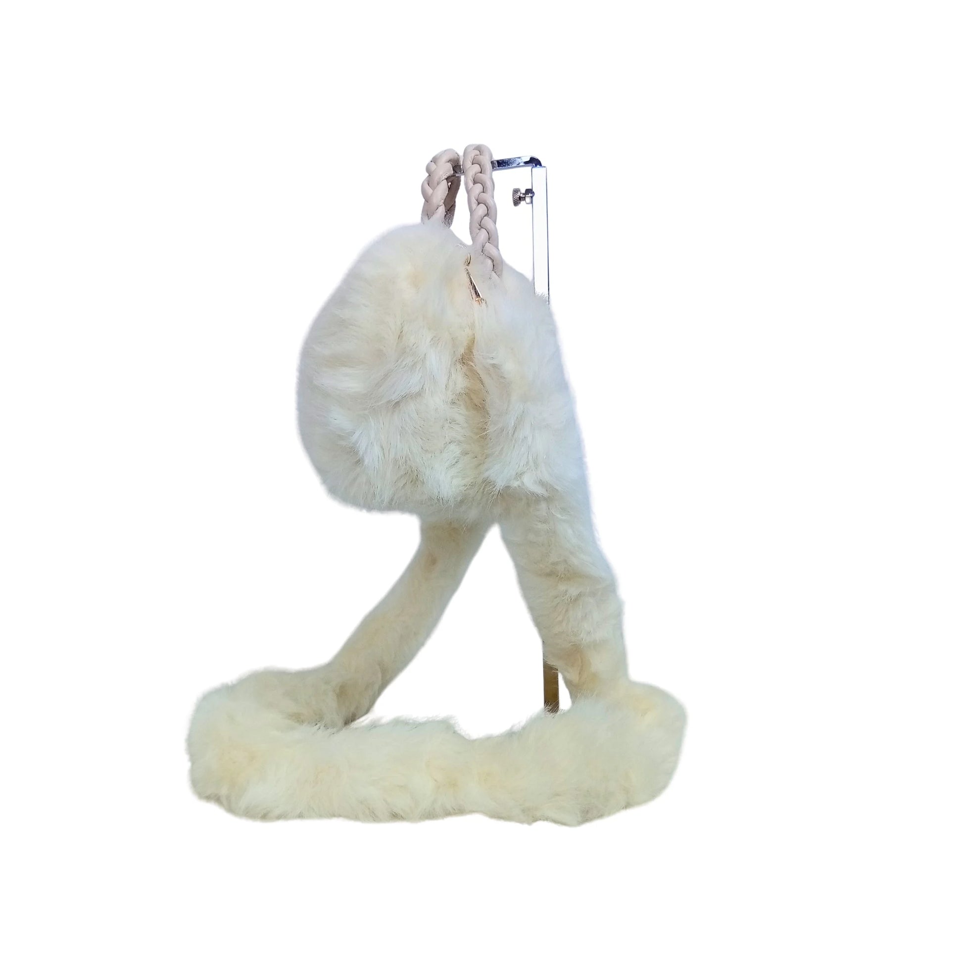 Soft fuzzy faux-fur handbag MS-0560 - Handbag