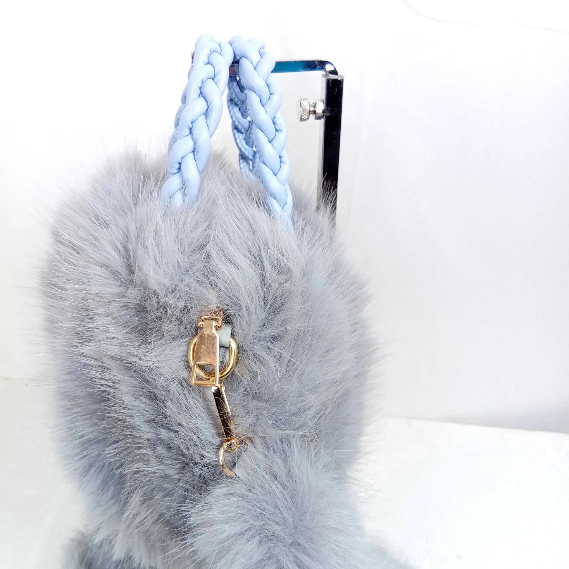 Soft fuzzy faux-fur handbag MS-0560 - Handbag