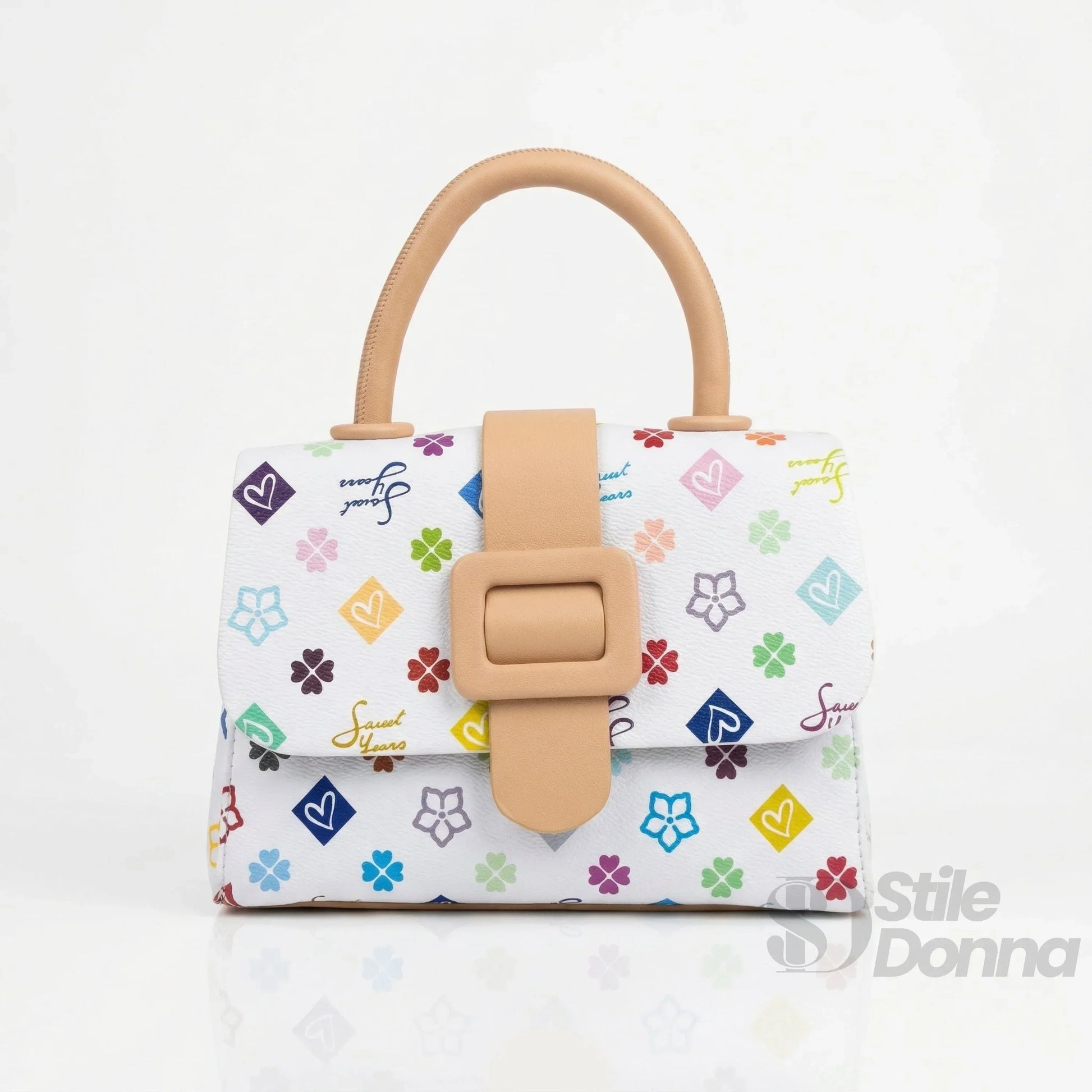 Sweet Years Mini Borsa A Tracolla In Ecopelle Con Stampa … | Insieme con accessori | ecopelle