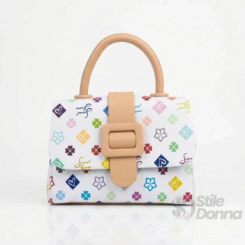 Sweet Years Mini Borsa A Tracolla In Ecopelle Con Stampa … | Insieme con accessori | ecopelle