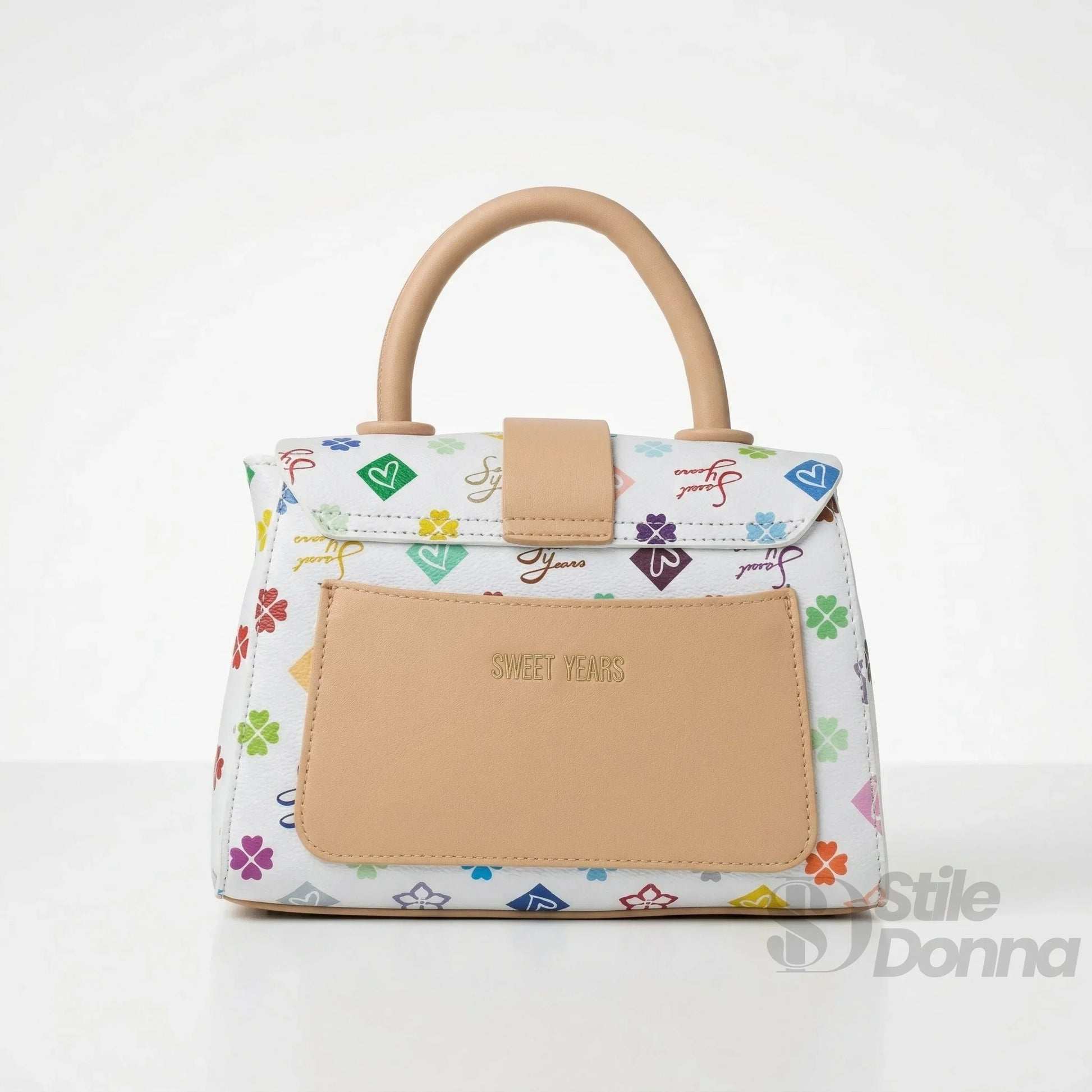 Sweet Years Mini Borsa A Tracolla In Ecopelle Con Stampa … | Vista dall'alto | ecopelle