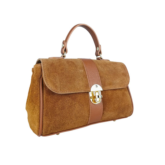 Venezia Suede Leather Bag MS-9569 - Stile Donna Bags
