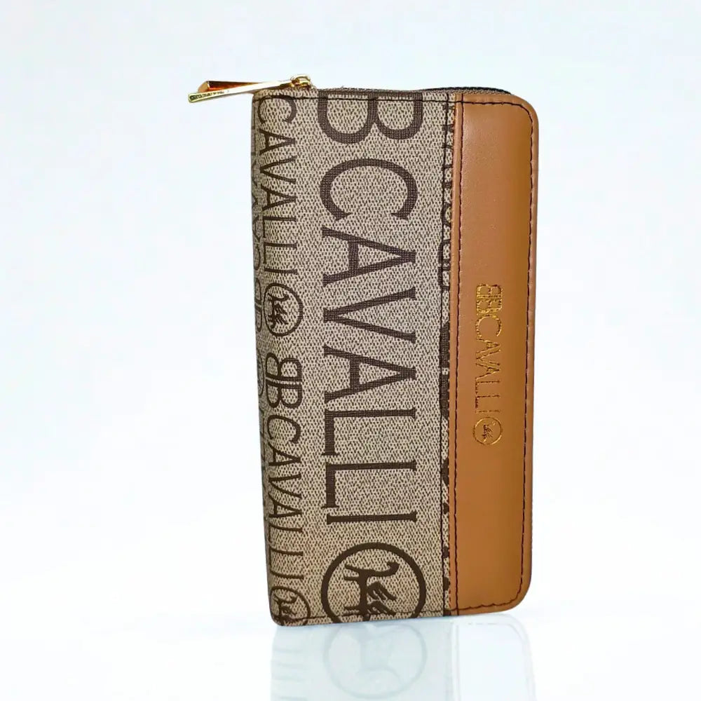 Women’s Purse for ladies color Black & Beige - wallet
