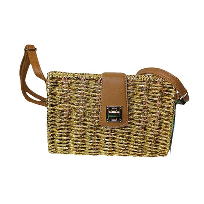Woven Straw Crossbody Bag - Stile Donna Bags