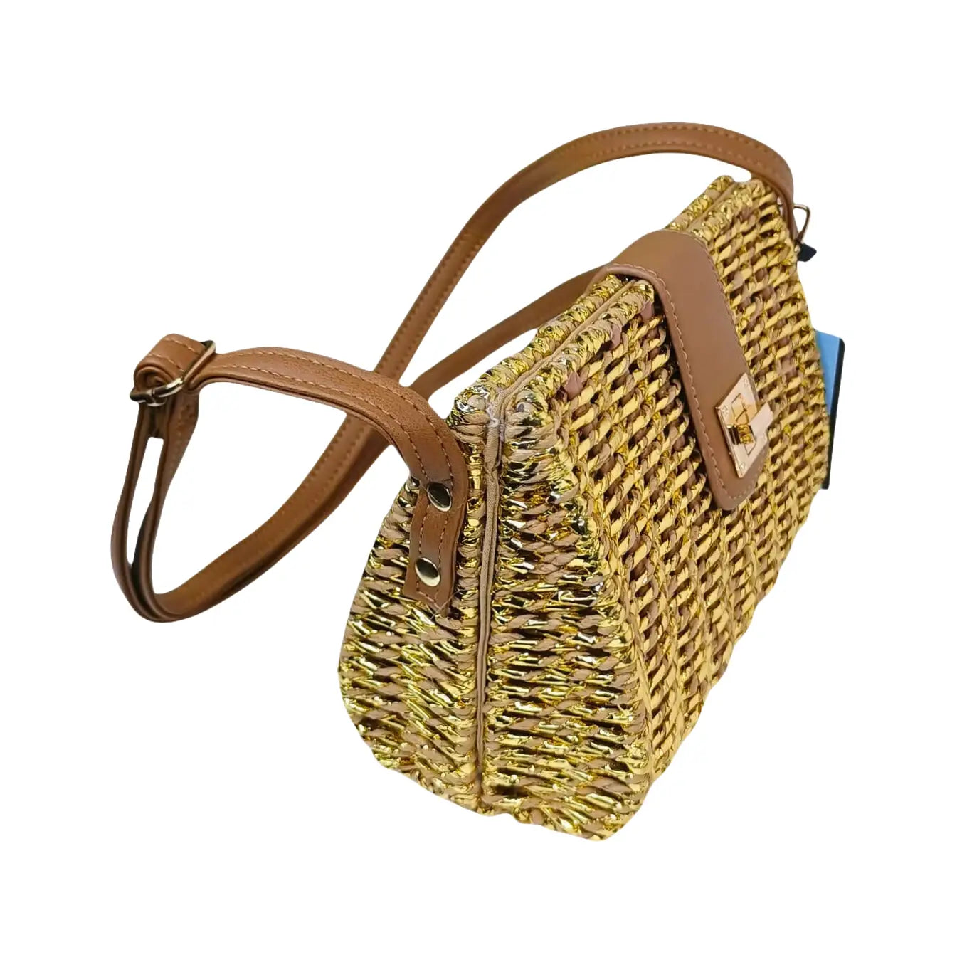 Woven Straw Crossbody Bag - Stile Donna Bags