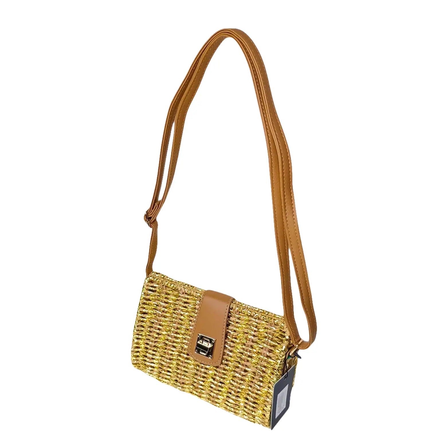 Woven Straw Crossbody Bag - Stile Donna Bags